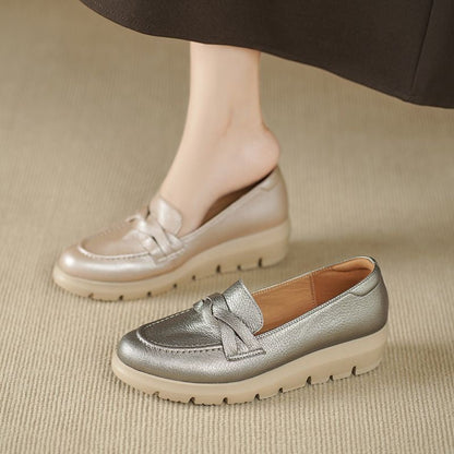 Mocasines de plataforma con suela blanda