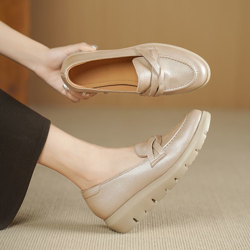 Mocasines de plataforma con suela blanda
