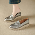 Mocasines de plataforma con suela blanda