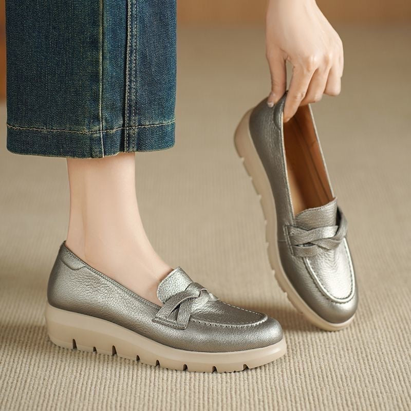 Mocasines de plataforma con suela blanda