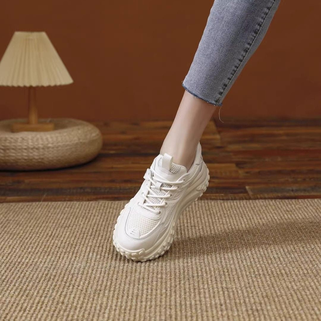 Zapatillas deportivas de suela gruesa que aumentan la altura