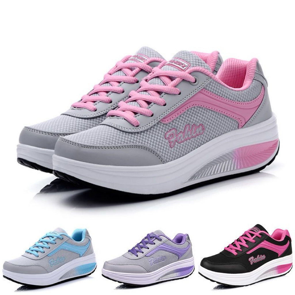 Zapatillas deportivas casuales de malla