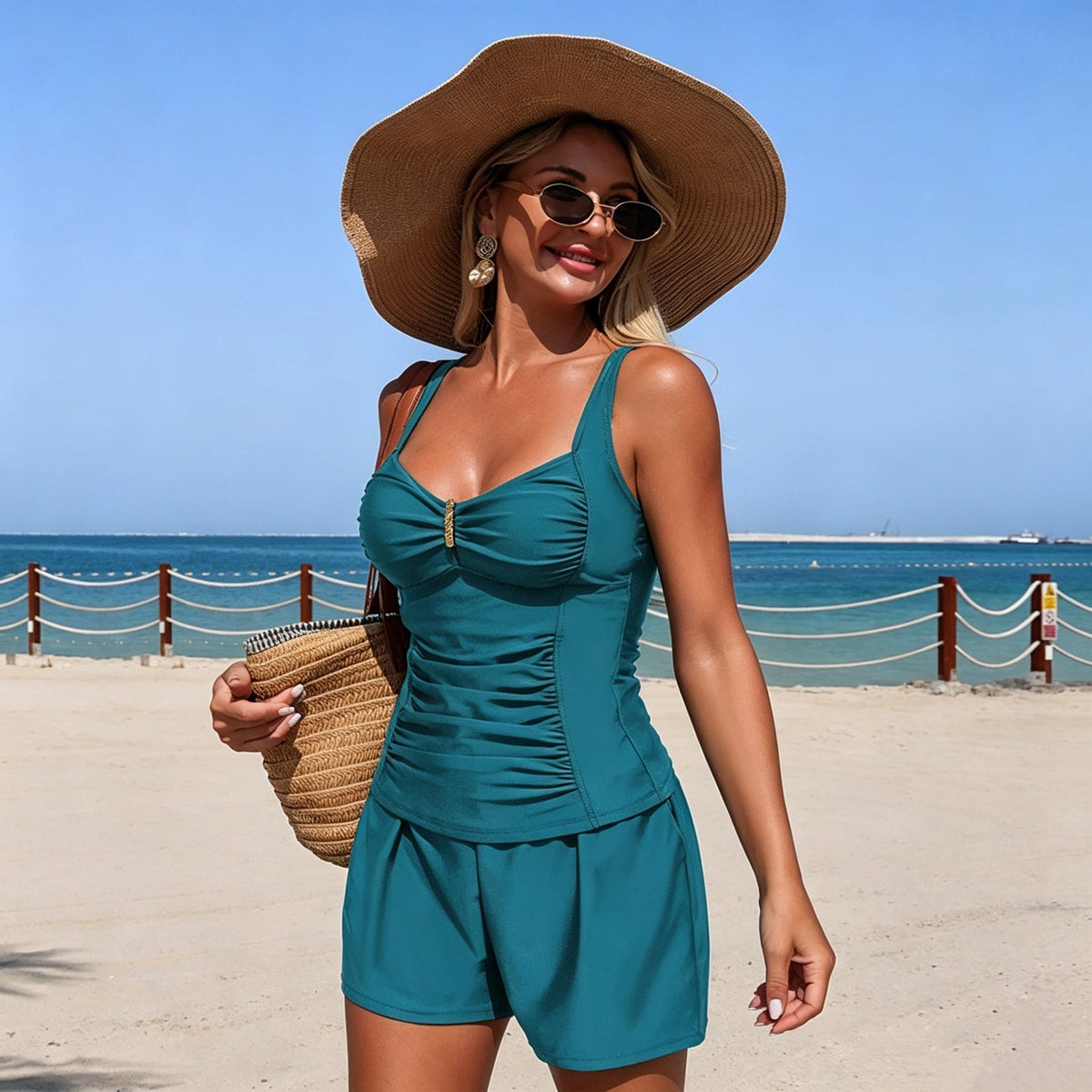 Traje de baño de dos piezas para mujer