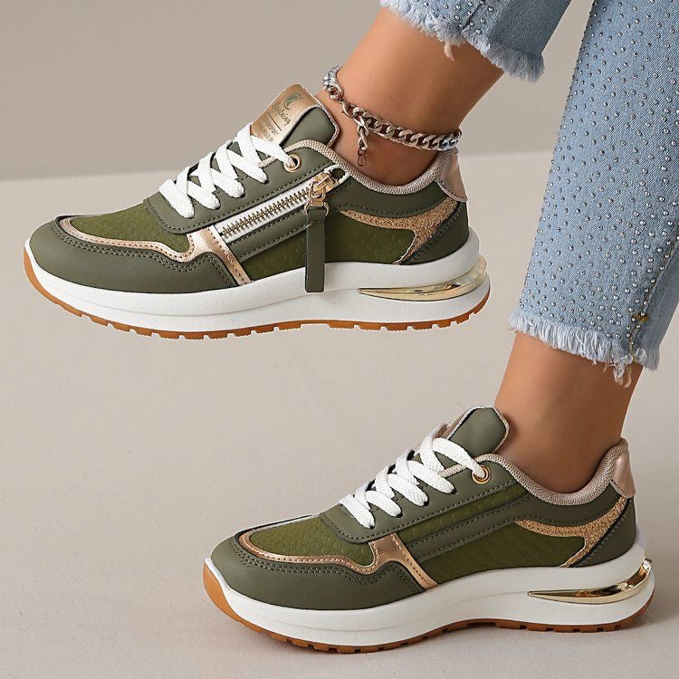 Zapatillas deportivas informales con bloques de color