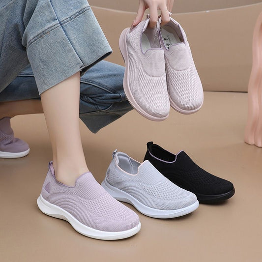 Zapatos casuales transpirables de suela blanda