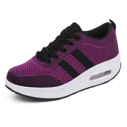 Zapatillas de caminar con amortiguación de aire y malla
