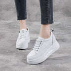 Zapatos de plataforma de cuero