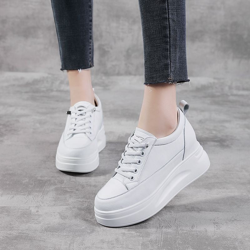 Zapatos de plataforma de cuero
