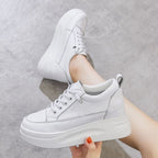 Zapatos de plataforma de cuero