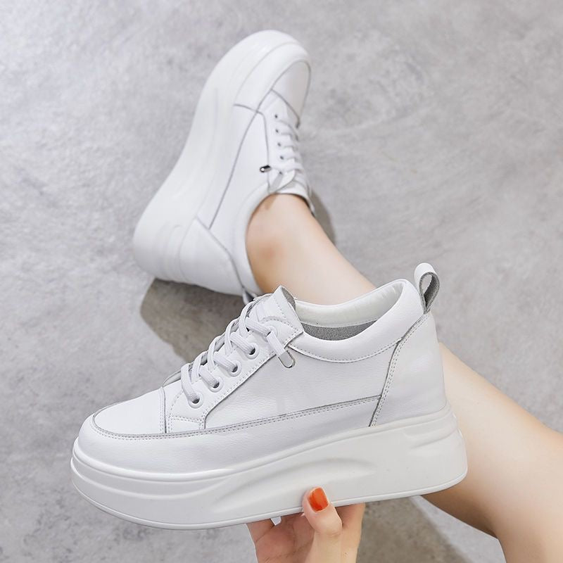 Zapatos de plataforma de cuero