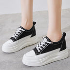 Zapatos de plataforma de cuero