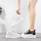 Zapatos de plataforma de cuero