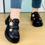 Zapatos 100% de piel suave con suelas blandas