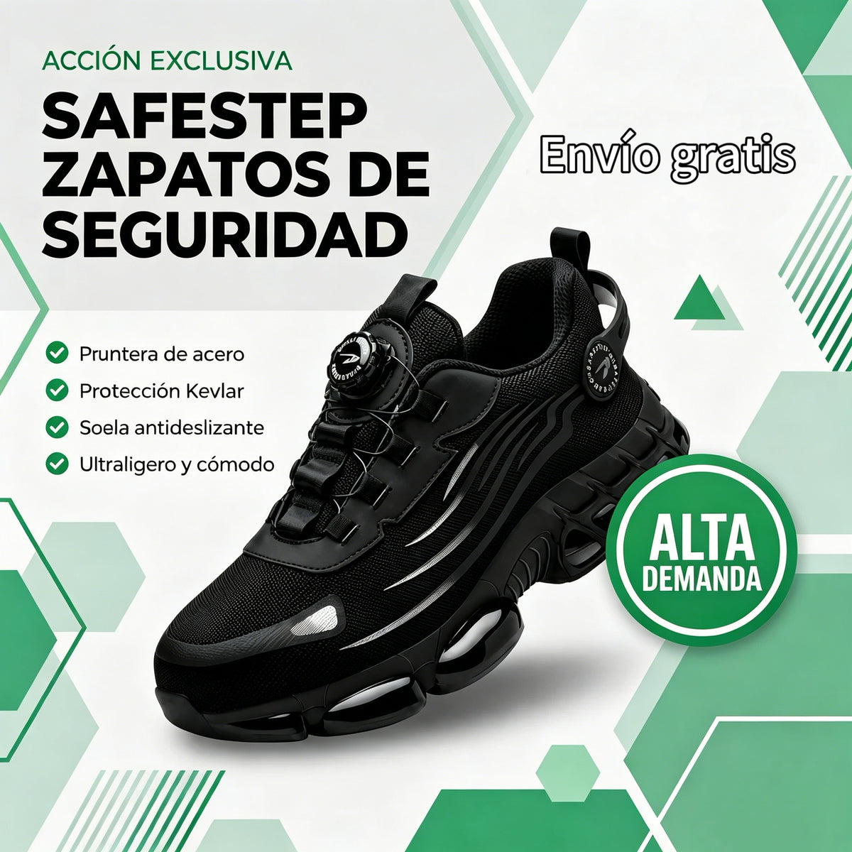 Zapatillas de seguridad SafeStep S3 Pro