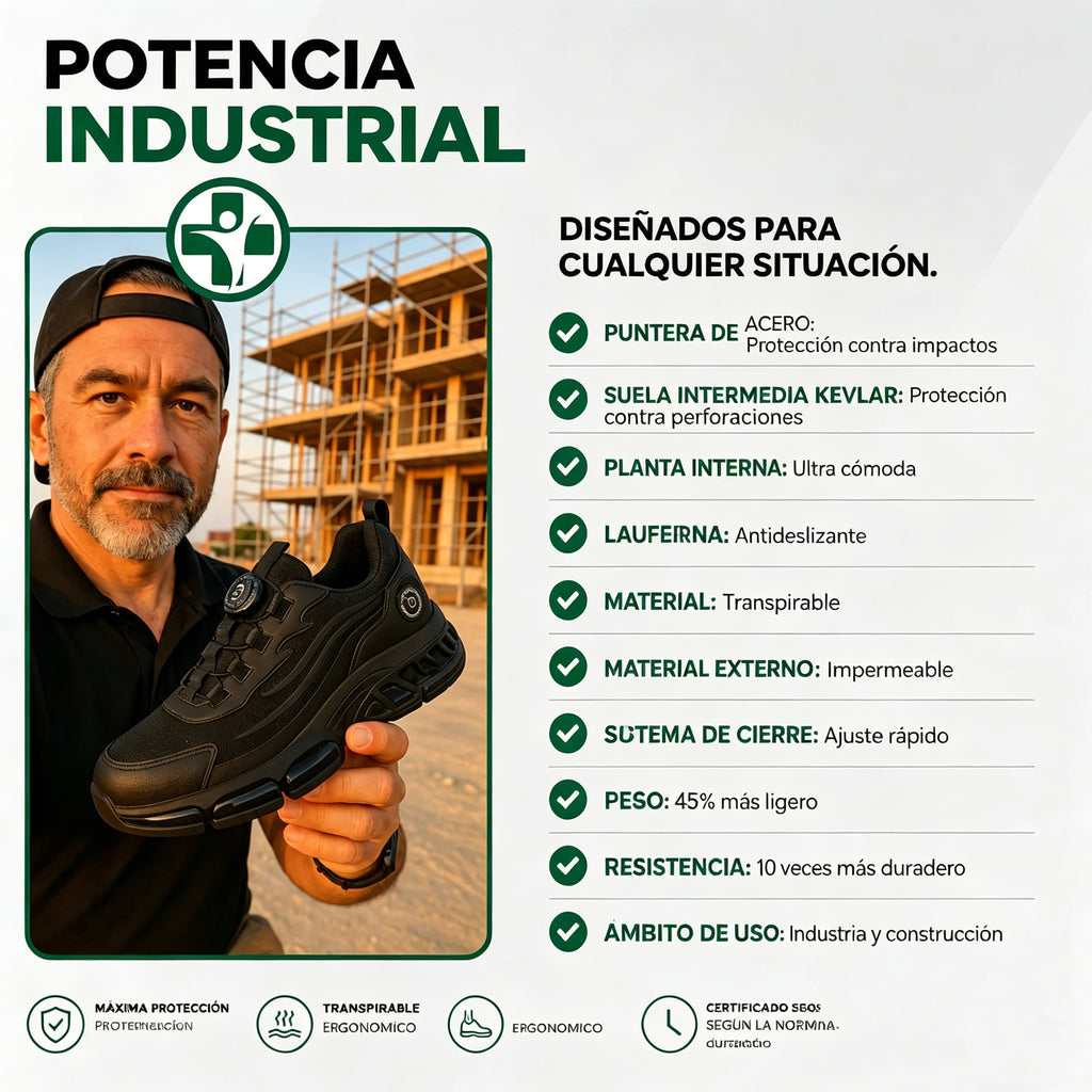 Zapatillas de seguridad SafeStep S3 Pro