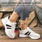 Zapatillas deportivas de mujer con suela gruesa antideslizante