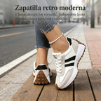 Zapatillas deportivas de mujer con suela gruesa antideslizante
