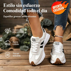 Zapatillas deportivas de mujer con suela gruesa antideslizante