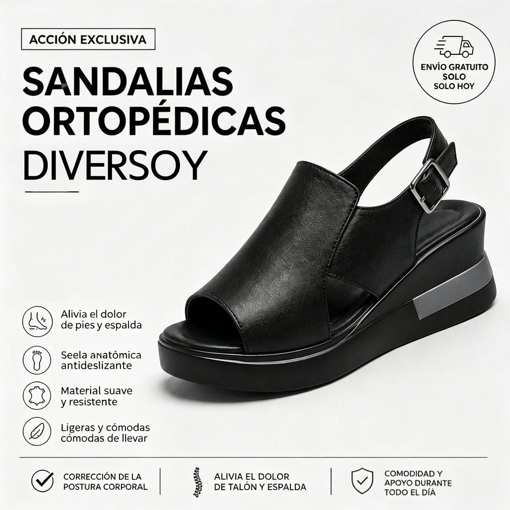 Sandalias ortopédicas Diversoy – Diseño ergonómico y elegante