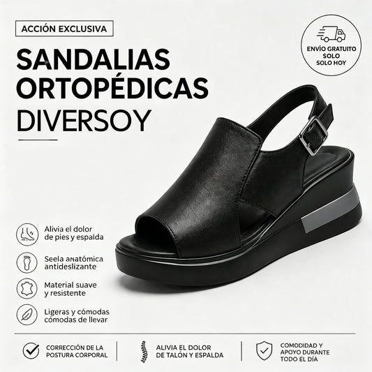 Sandalias ortopédicas Diversoy – Diseño ergonómico y elegante