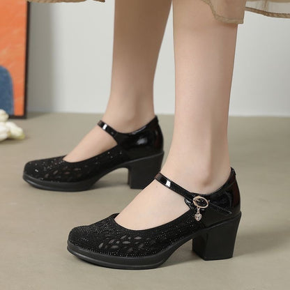 Sandalias de malla hueca