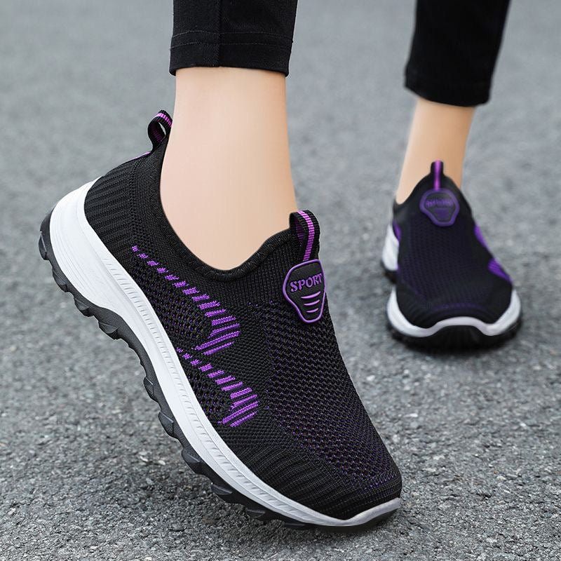 Zapatos de mujer de malla transpirable de punto