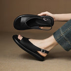 Sandalias planas de suela blanda