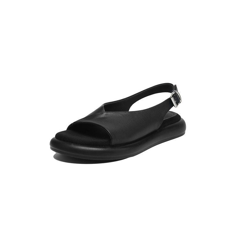 Sandalias planas de suela blanda