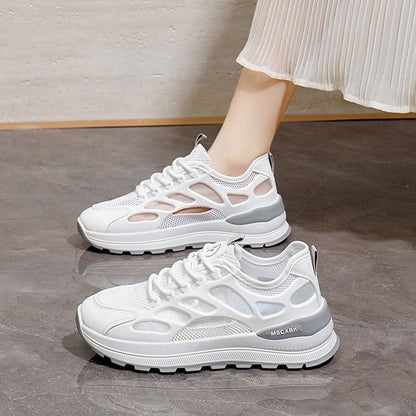 Zapatos casuales correctivos de malla fina