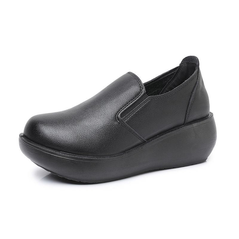 Zapatos ortopédicos de cuero cómodos