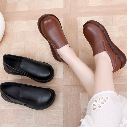 Zapatos ortopédicos de cuero cómodos