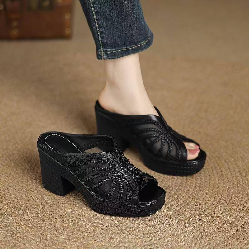 Sandalias ortopédicas con plataforma y cuña