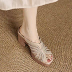 Sandalias ortopédicas con plataforma y cuña