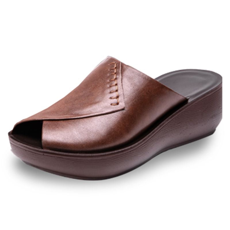 Pantuflas ortopédicas de piel auténtica