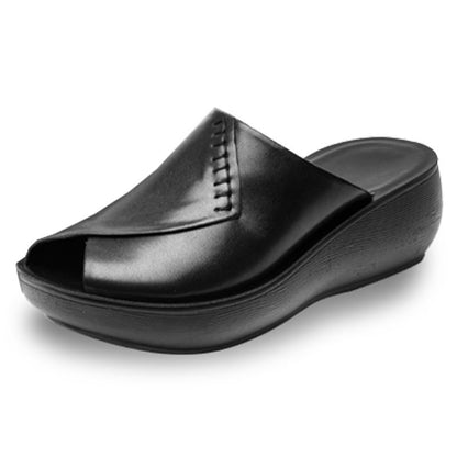 Pantuflas ortopédicas de piel auténtica