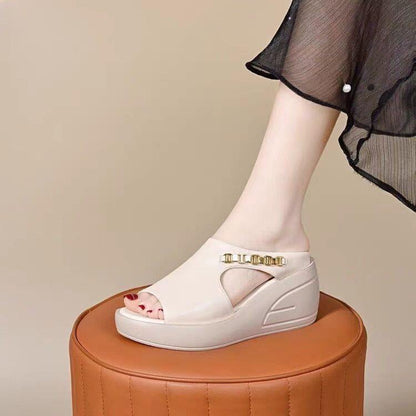 Pantuflas ortopédicas de piel suave