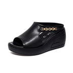 Pantuflas ortopédicas de piel suave