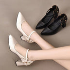 Zapatos de cuero estilo inglés, diseño clásico combinable