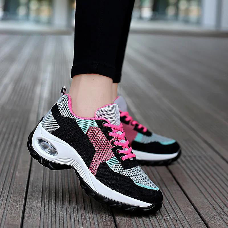 Tenis con Cámara de Aire y Plataforma