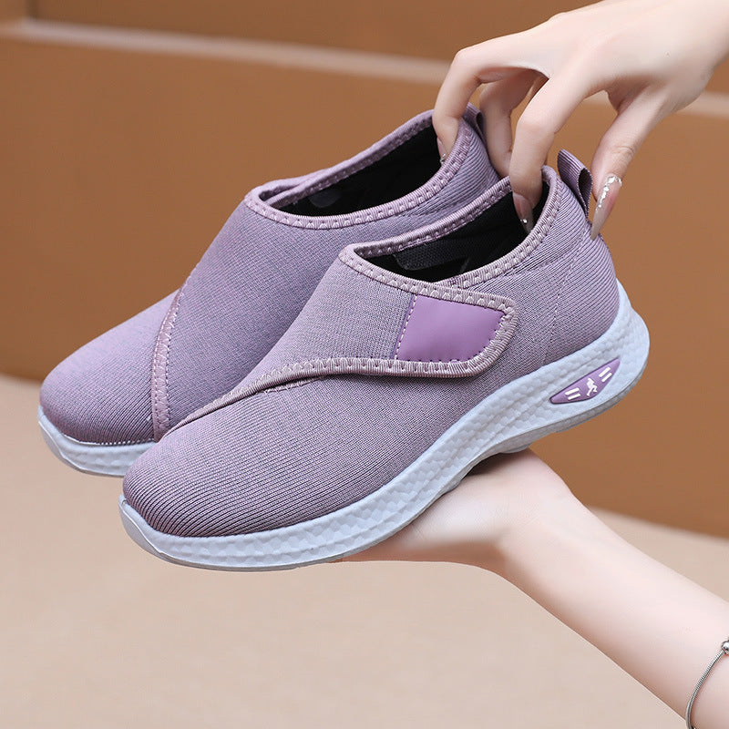 Zapatillas de tenis con plataforma y velcro