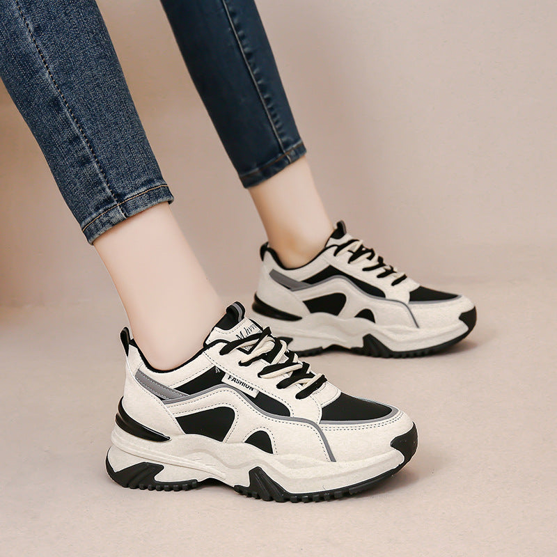 Zapatos de suela gruesa que aumentan la altura