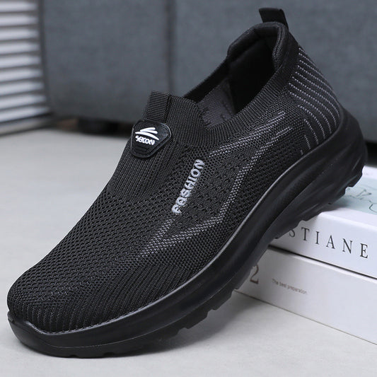 Zapatos para caminar transpirables Flyknit para hombre