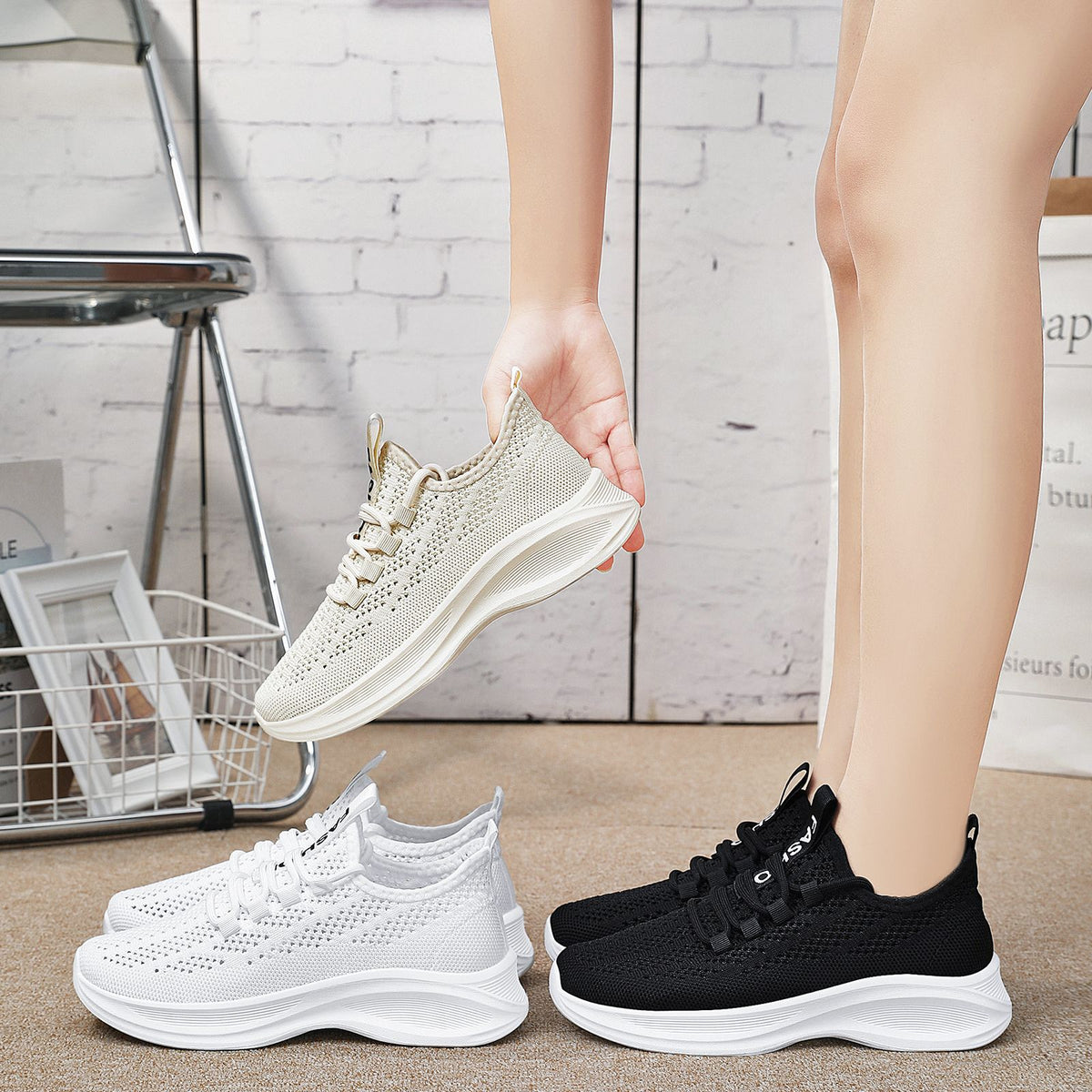 Zapatos casuales de malla para verano