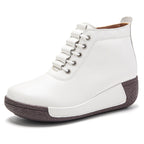 Zapatos de cuero femenino de alta gama 2025