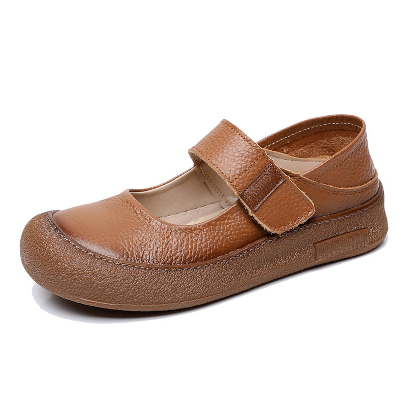 Zapatos cuero vacuno vintage hechos a mano