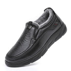 Zapatos de cuero cálidos de moda para hombres