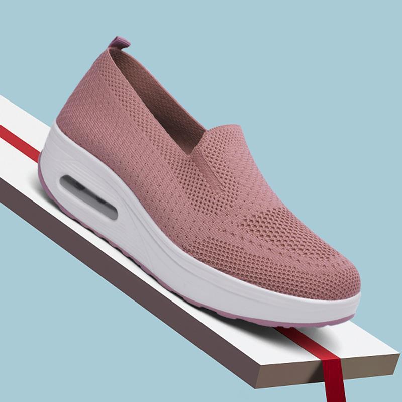 Zapatos de malla transpirable de color sólido 2025