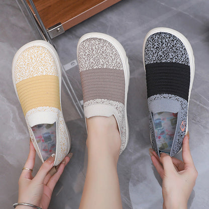Nuevos zapatos de plataforma sin cordones