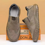 Botas bajas impermeables de cuero para hombre