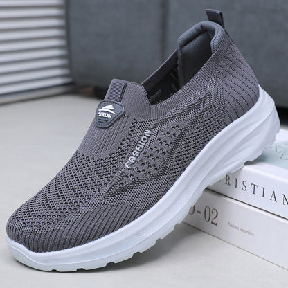 Zapatos para caminar transpirables Flyknit para hombre